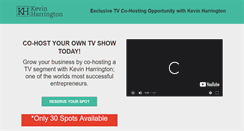 Desktop Screenshot of kevinharringtontv.com
