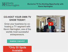 Tablet Screenshot of kevinharringtontv.com